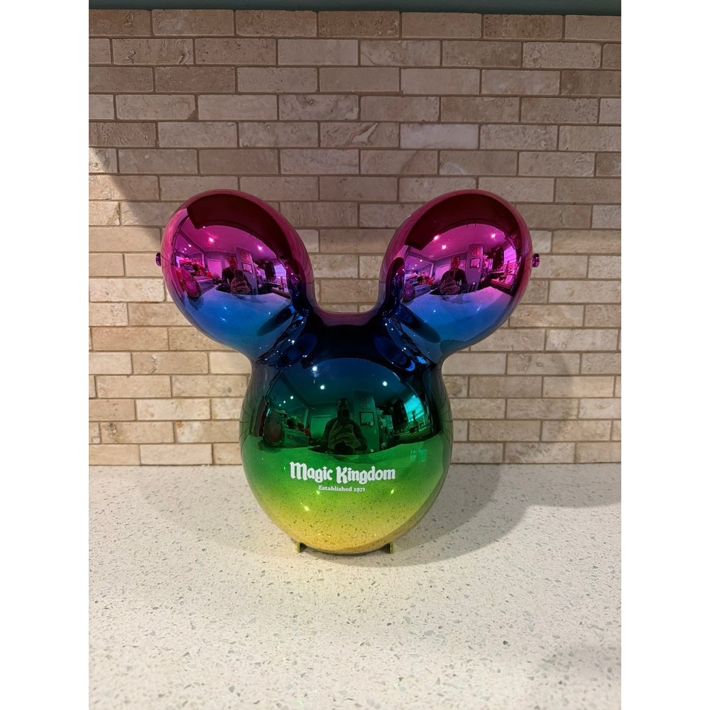 Disney Metallic Rainbow Mickey Balloon Popcorn Bucket‎
